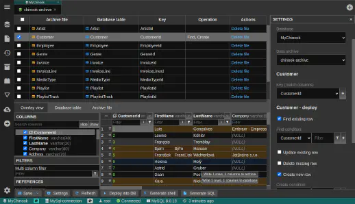 DbGate - data deployer