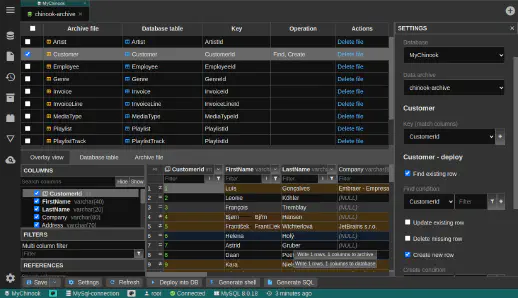 DbGate - data deployer