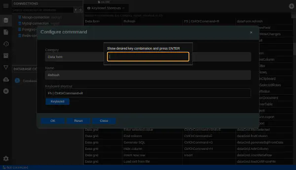 Configure keyboard shortcuts