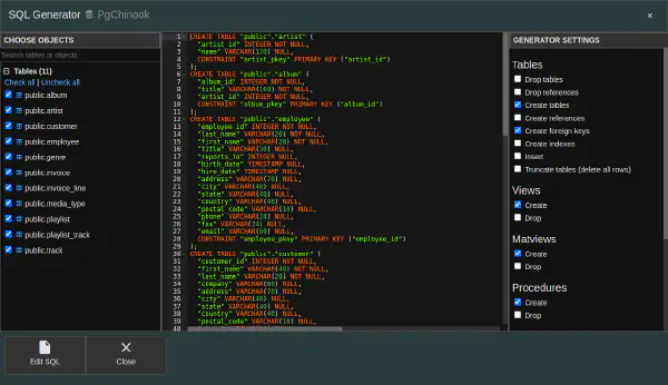 SQL Generator