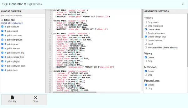 SQL Generator